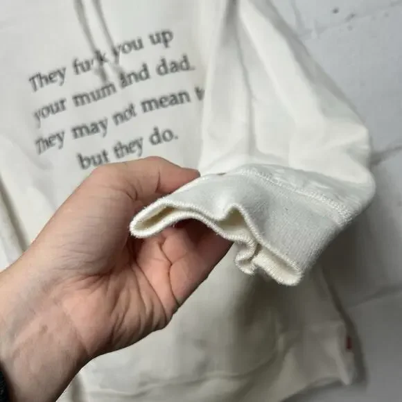 Supreme “They F*ck You Up” Poem Hooded Sweatshirt FW16 - Picture 8 of 14